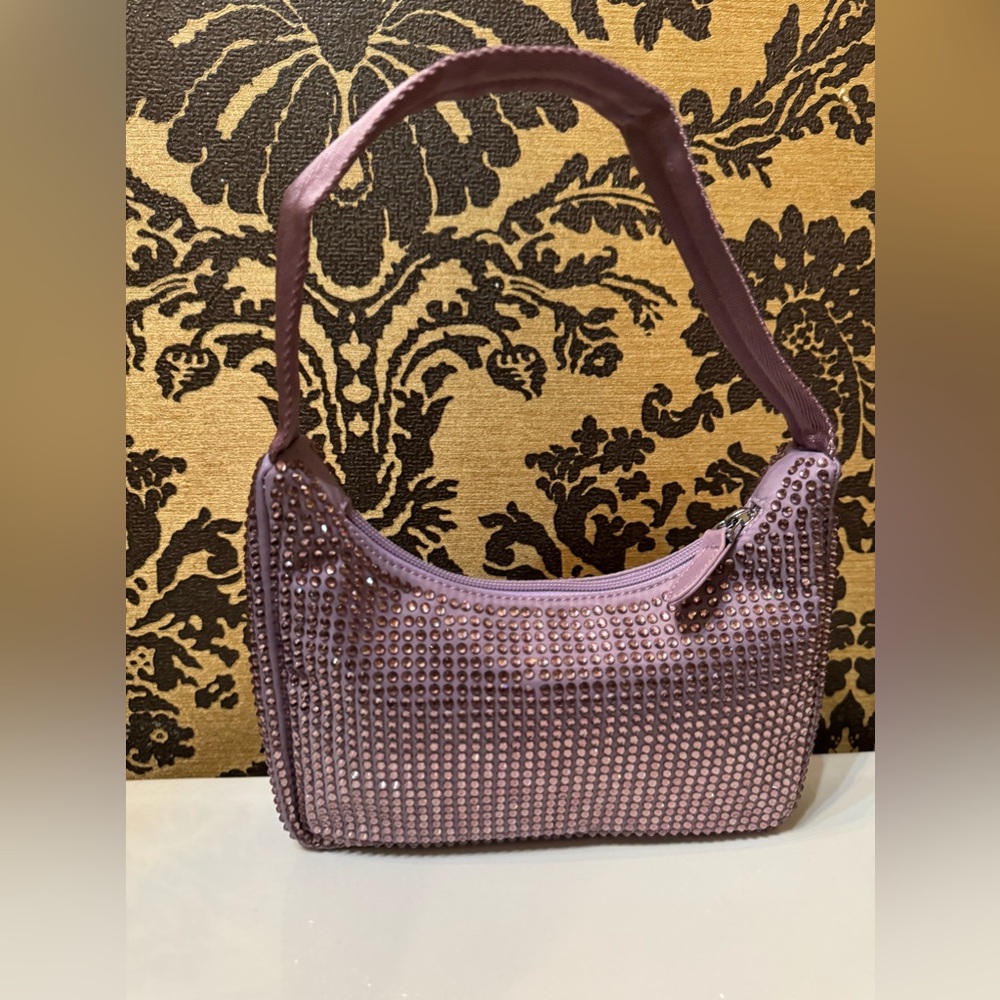 Lilac Crystal handbag